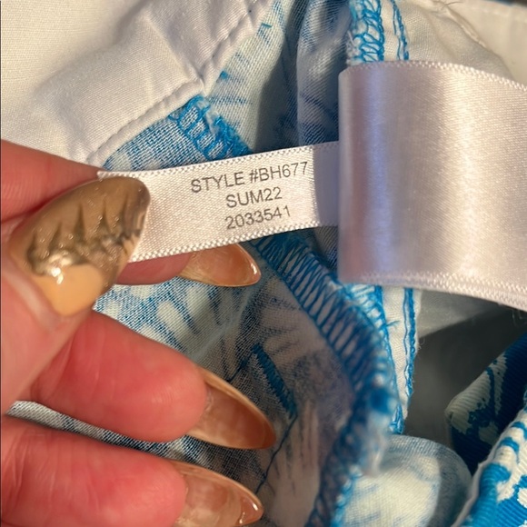 J. Crew 3.5" Fan-Print Classic Chino Short Patterned Women's Shorts Cotton‎ XS - Picture 7 of 9